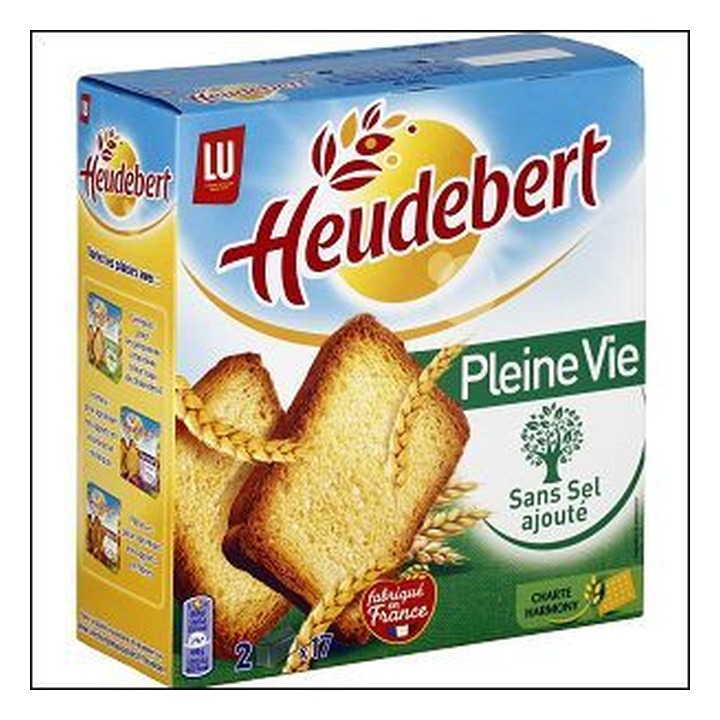 240 BISCOTTES SANS SEL 34 T. 300G PLEINE VIE HEUDEBERT - Image 1