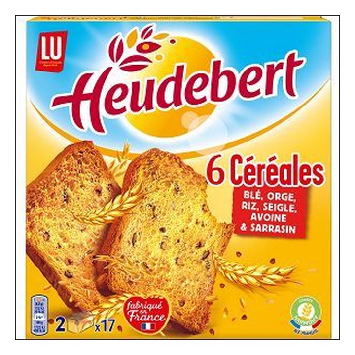 281 BISCOTTES 6 CEREALES 300G HEUDEBERT - Image 1