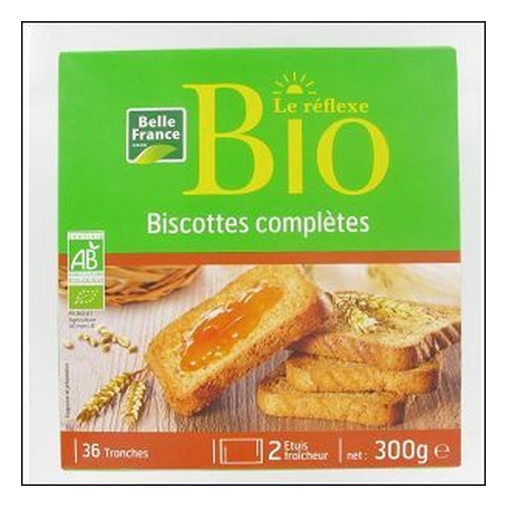448 BISCOTTES COMPLETES 300G BIO BELLE FRANCE - Image 1