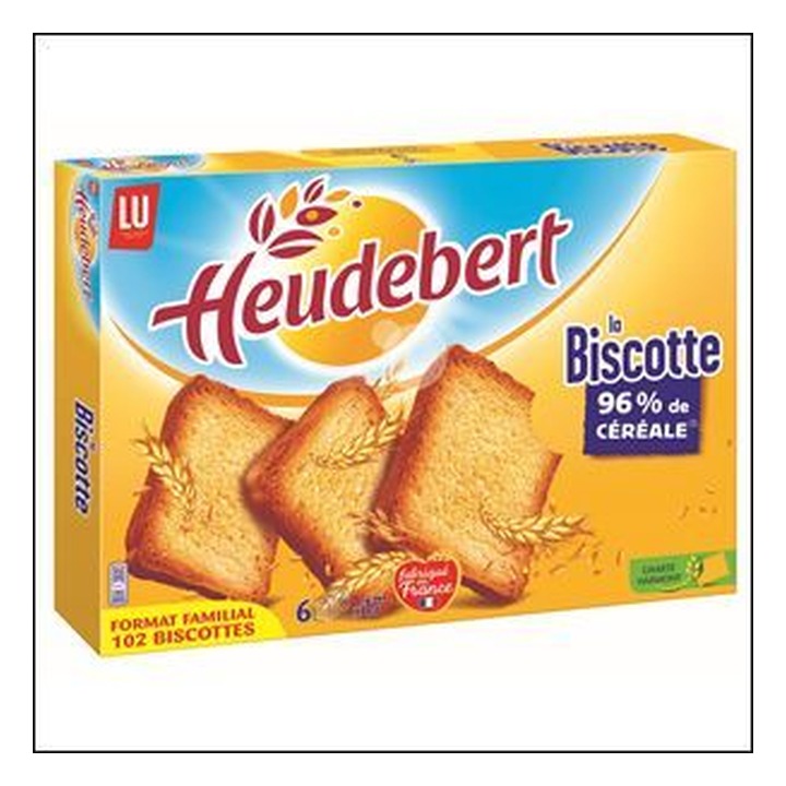 521 BISCOTTES FROMENT 102TRA. 830G HEUDEBERT - Image 1