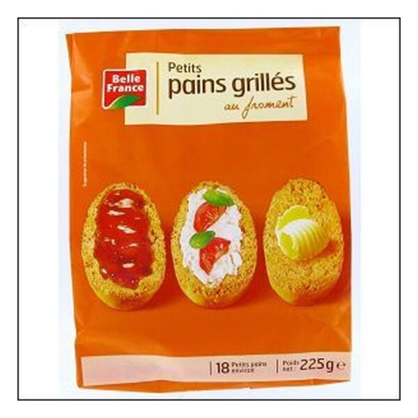 PAIN GRILLE SUEDOIS FRO- MENT 225G BELLE FRANCE