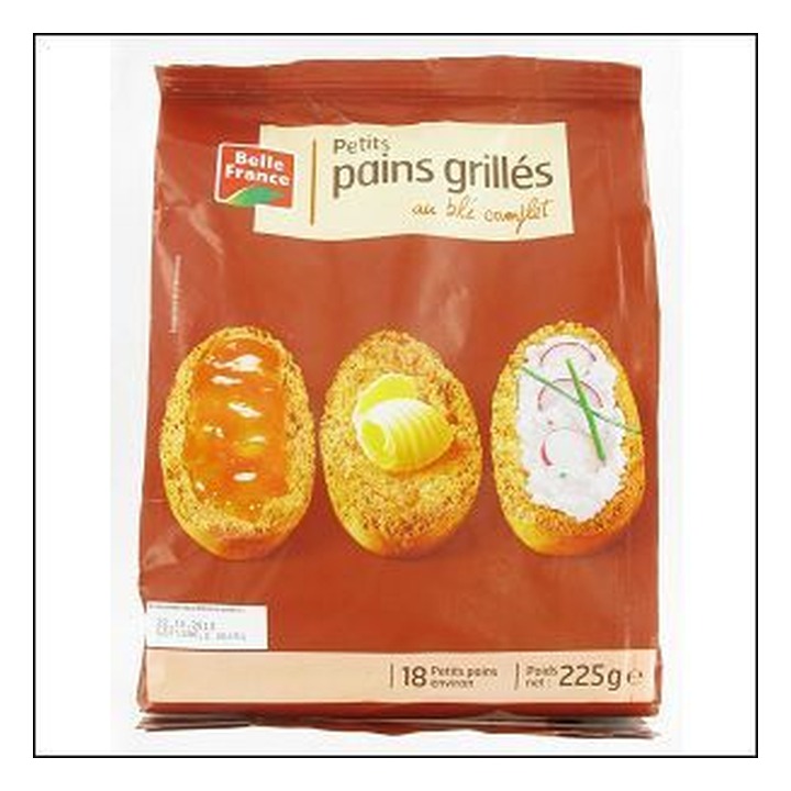 729 PAIN SUEDOIS COMPLET S/SU AJOUTÉ 225G BELLE FRANCE - Image 1
