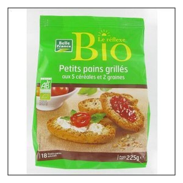 PAIN GRILLE SUEDOIS BIO 7 CÉREALES 225G B.FRANCE