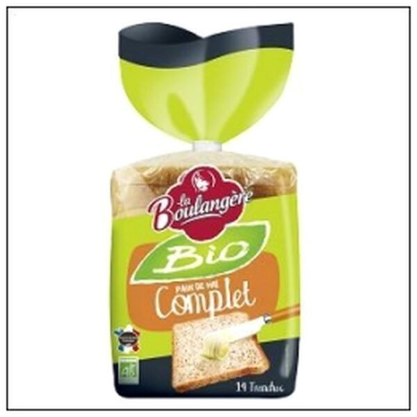 PAIN MIE BIO COMPLET 500G GDE TRANCHE LA BOULANGERE