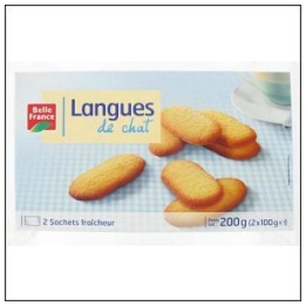 LANGUES DE CHAT 2 ETUIS FRAICHEUR 100G B.FRANCE