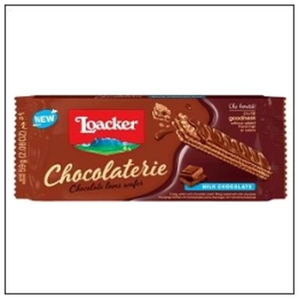CHOCOLATERIE GAUFRETTE CH OCOLAT 59G LOACKER