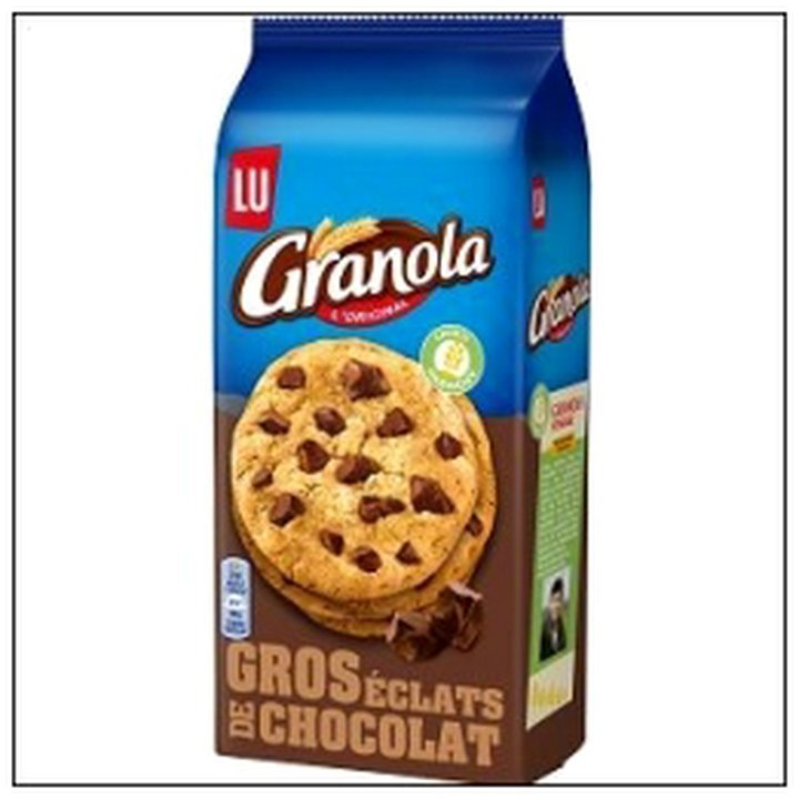 CAT-00155.jpg GRANOLA EXTRA COOKIES AU CHOCOLAT 184G LU - Image 1