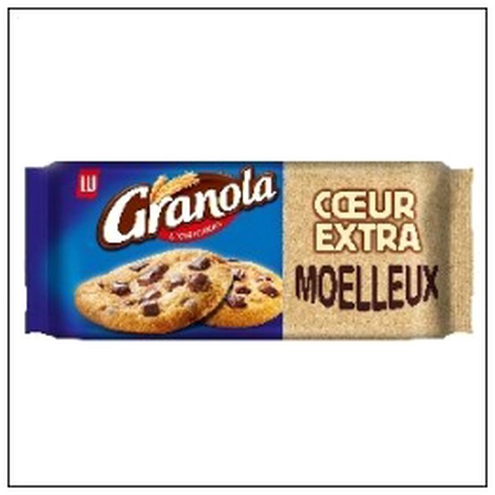 CAT-00159.jpg GRANOLA COOKIES COEUR EXT RA CHOCOLAT MOELLEUX 208G - Image 1