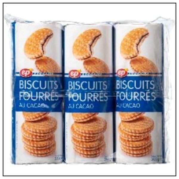 LOT 3X300G GOUTERS FOURRE RONDS CHOCOLAT ECOPRIX