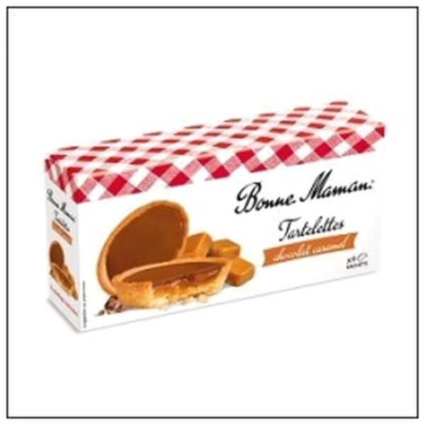 TARTELETTE CHOCOLAT LAIT& CARAMEL BONNE MAMAN 135G