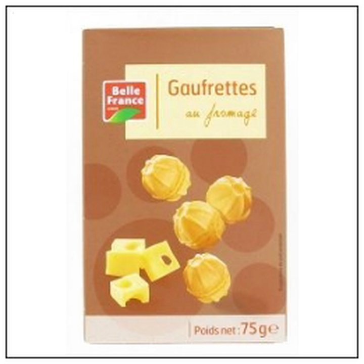 CAT-00246.jpg GAUFRETTE AU FROMAGE 75G BELLE FRANCE - Image 1