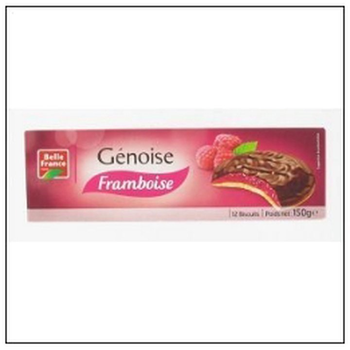 CAT-00294.jpg GENOISE FOURREE FRAMBOISE NAPPEE CHOC.150G B.FRANCE - Image 1