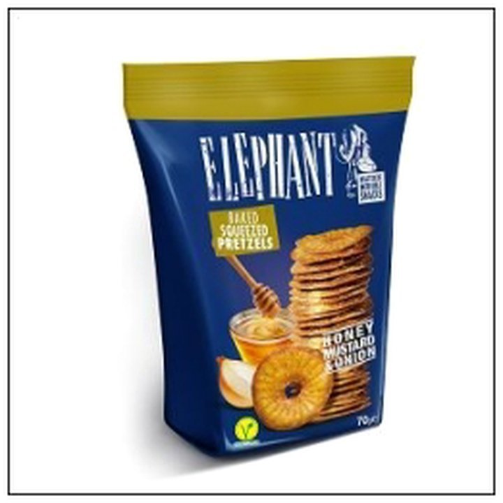 CAT-00327.jpg BRETZEL MIEL MOUTARDE 70G ELEPHANT - Image 1