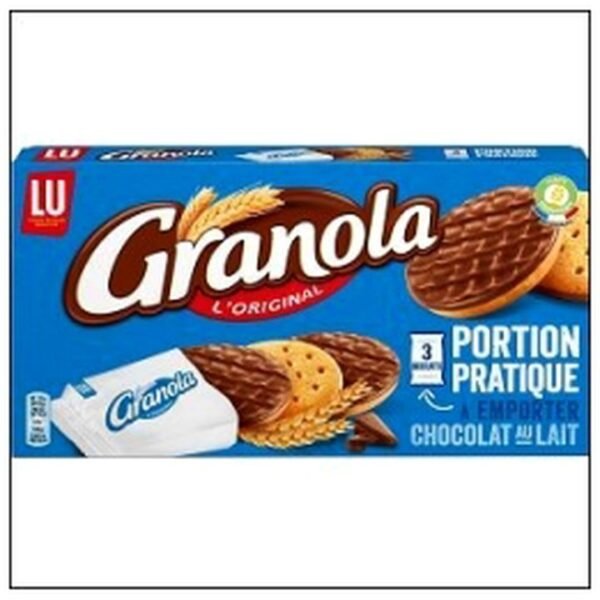 GRANOLA POCKET CHOCO/LAIT 225G LU