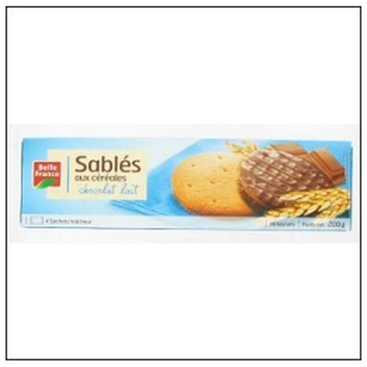 CAT-00358.jpg ET.4 SAC.4 SABLE CEREALES CHOC/LAIT 195G BEL.FRANCE - Image 1