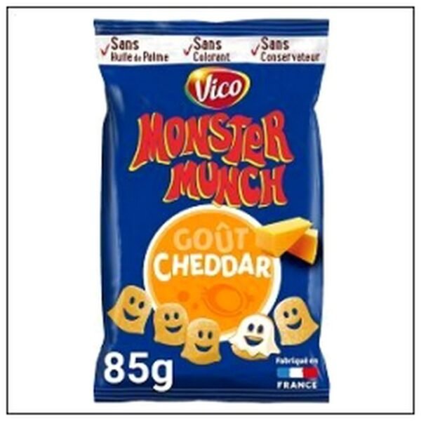 MONSTER MUNCH CHEDDAR 85G VICO