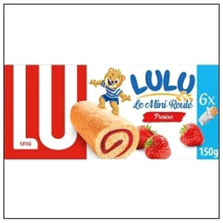 CAT-00446.jpg ETUI 6 MINI ROULES FRAISE LULU 150G LU - Image 1