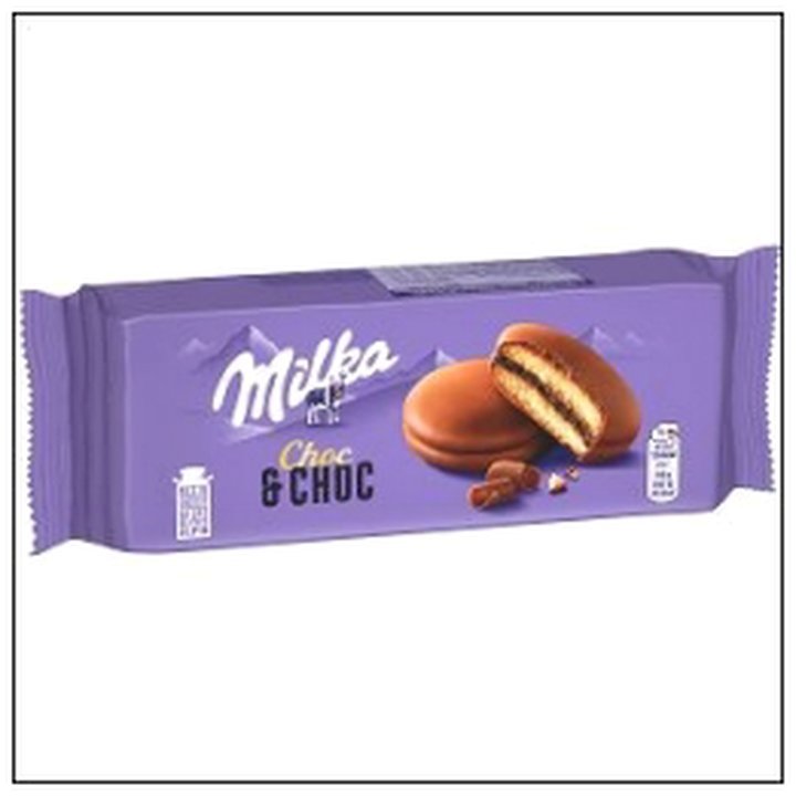 CAT-00452.jpg GATEAU MILKA CHOC & CHOC 175G - Image 1