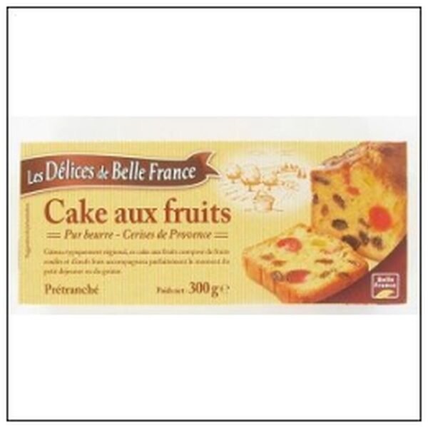 CAKE AUX FRUITS P.BEURRE 300G DELICES BELLE FRANCE