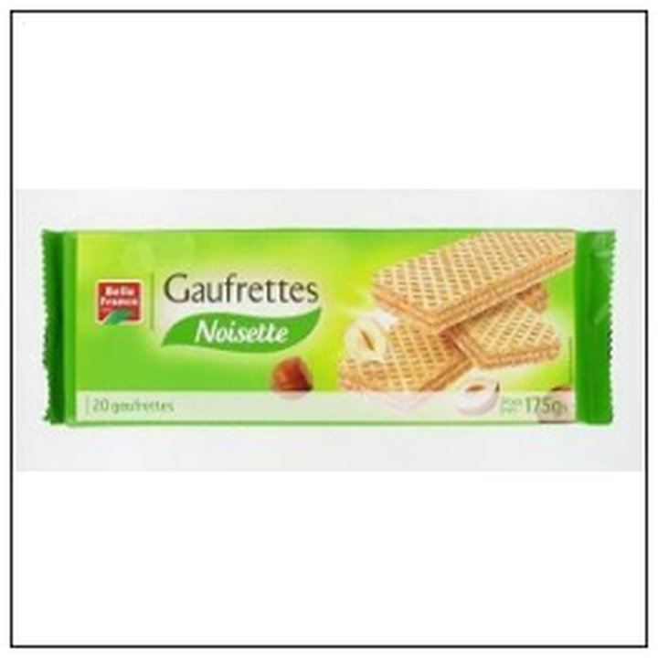 CAT-00478.jpg GAUFRETTE DOUBLE FOURRAGE NOISETTES 175G B.FRANCE - Image 1