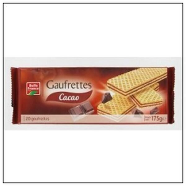 GAUFRETTE CACAO X20 175G BELLE FRANCE