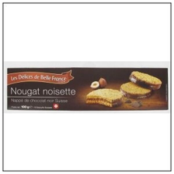 NOUGAT NOISETTE CHOC/LAIT SUISSE DELIC.BELLE FRANCE