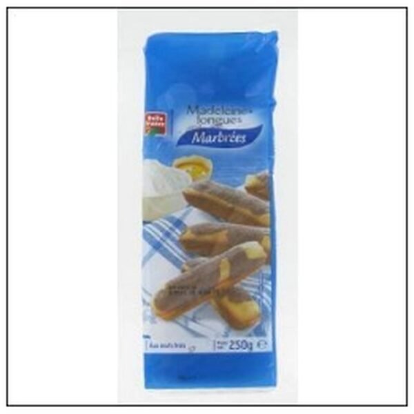 P.MADELEINE LONGUE MARBRE 250G BELLE FRANCE
