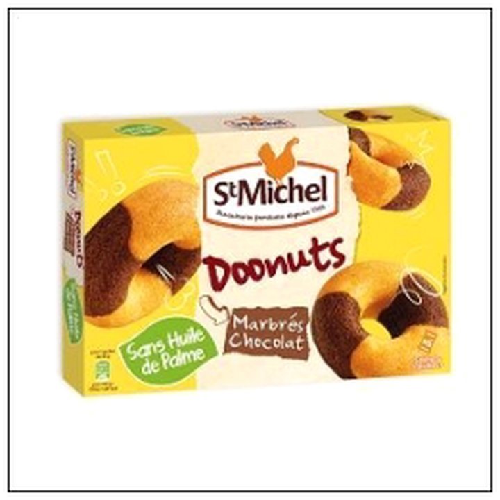 CAT-00540.jpg DOONUTS MARBRES CHOCOLAT 180G ST MICHEL - Image 1