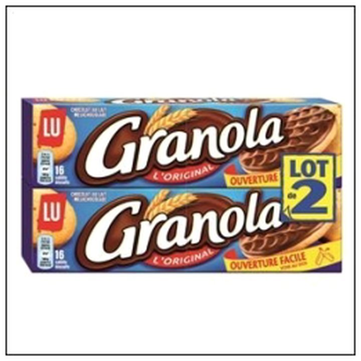 CAT-00617.jpg L.2 GRANOLA CHOCOLAT LAIT 200G LU - Image 1