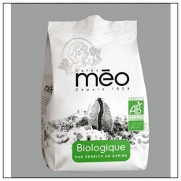 PAQUE.CAFE GRAIN 500G MEO BIOLOGIQUE