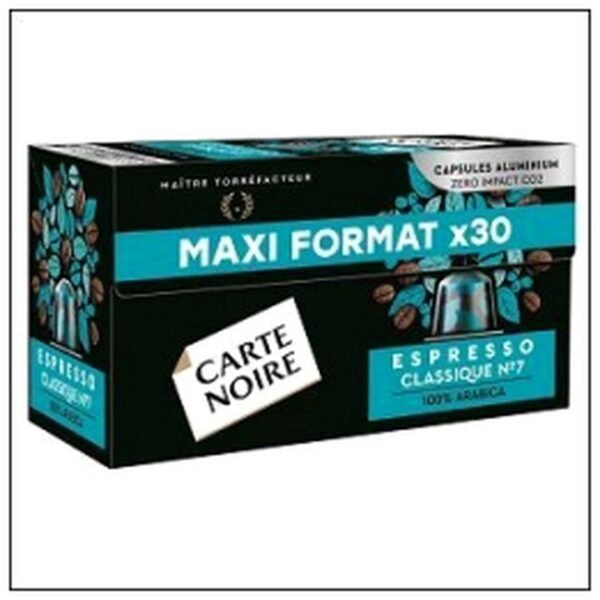 ETUI 30 CAPSULES CLASSIC INTENSITE N°7 CARTE NOIRE