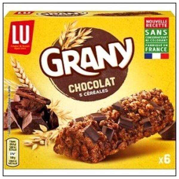 GRANY X6 BARRES CHOCOLAT 125G LU