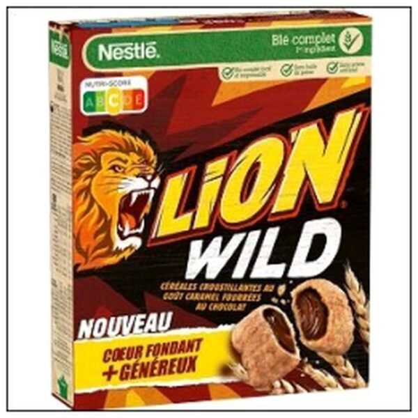 LION WILD CEREAL.AU COEUR FONDANT 360G NESTLE