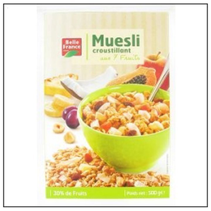 CAT-00821.jpg MUESLI CROUSTILLANT AUX 5 FRUITS 500G B.FRANCE - Image 1
