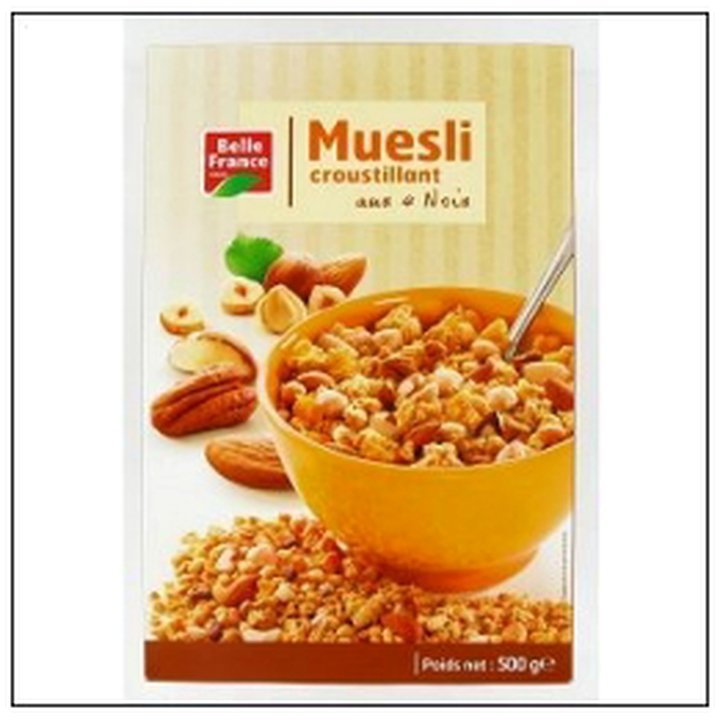 CAT-00831.jpg MUESLI CROUSTILLANT NOIX 500G B.FRANCE - Image 1
