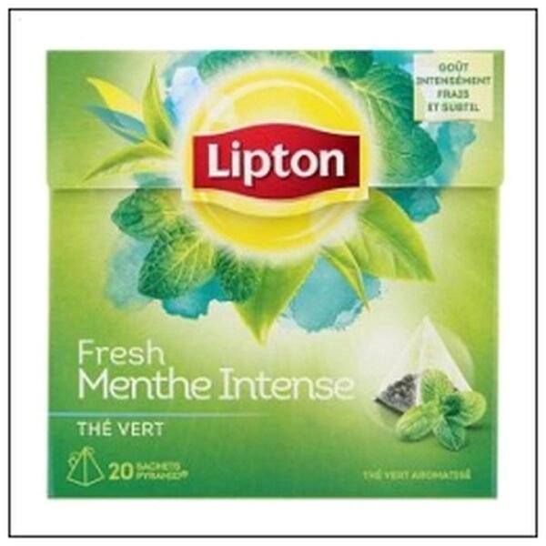 THE VERT DEUX MENTHES INT ENSE 20 PYRAMIDES LIPTON