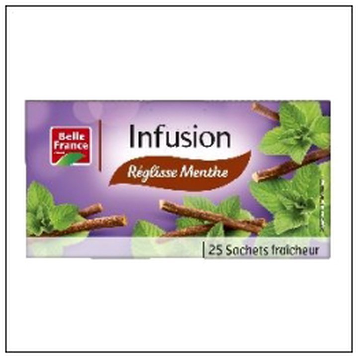 CAT-00897.jpg ETUI.25 INFUSION REGLISSE MENTHE 40G BELLE FRANCE - Image 1