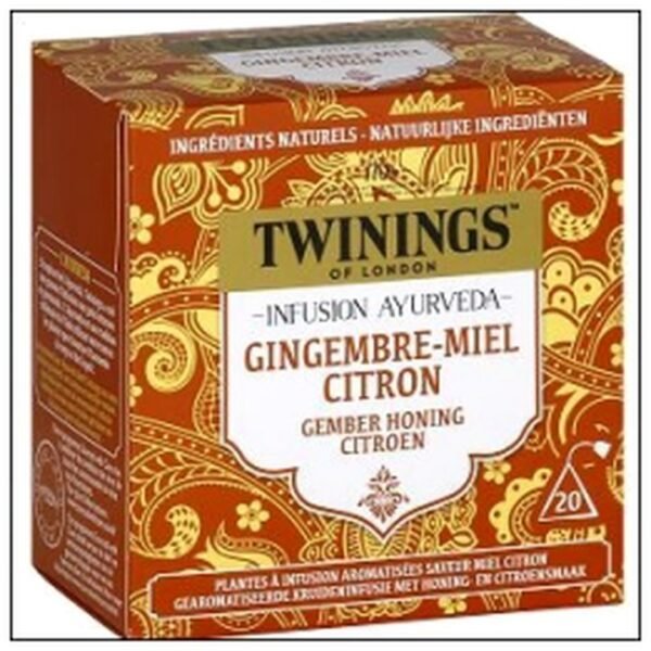INFUS.AYURVEDA GINGEMB/MI EL/CITR. 20S. TWININGS