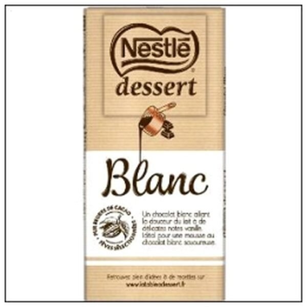 T.170G CHOC.DESSERT BLANC NESTLE