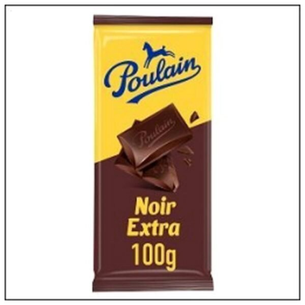 TABLET.CHOCOLAT NOIR 100G POULAIN