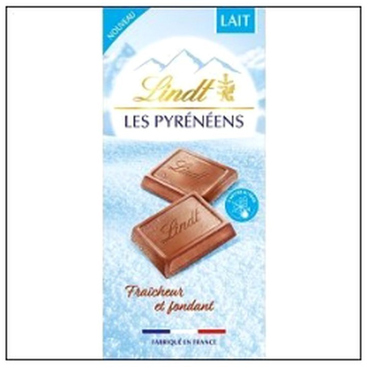 CAT-01028.jpg TABLETTE 150G PYRENEENS LAIT LINDT - Image 1