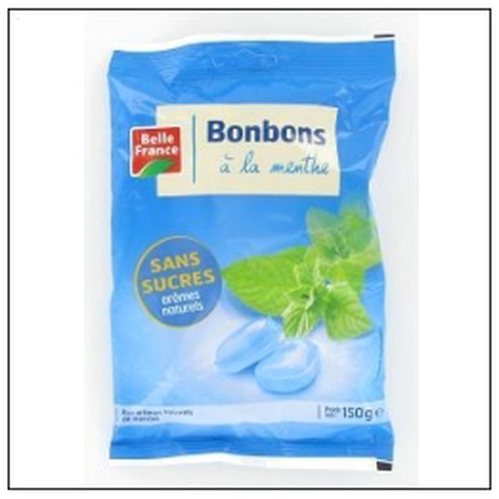 CAT-01033.jpg MENTHE AROME NATUREL SANS SUCRE 150G BELLE FRANCE - Image 1