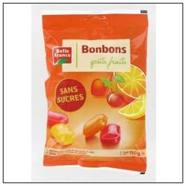BONB.AROMES FRUITS SANS SUCRE 150G.BELLE FRANCE