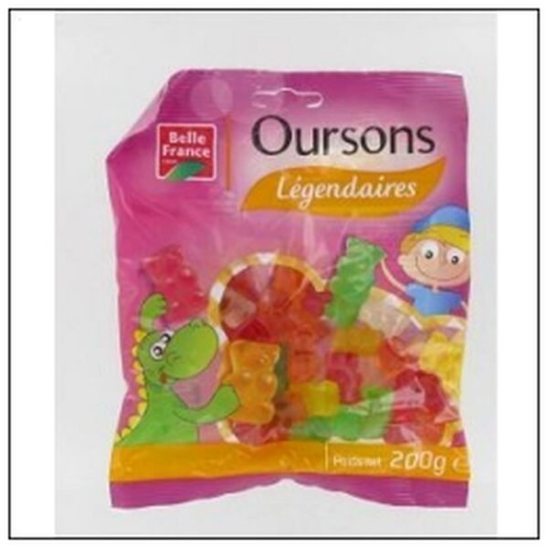 SAC.200G OURSONS GELIFIES LISSE BELLE FRANCE