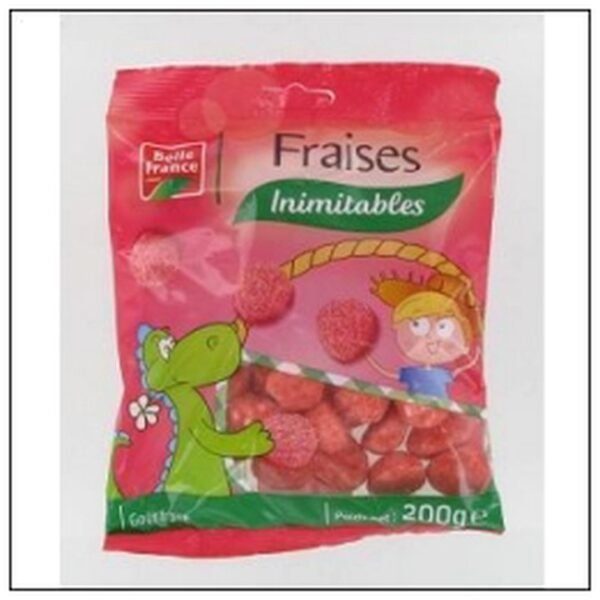 SACH.200G FRAISE GUIMAUVE AEREE BELLE FRANCE
