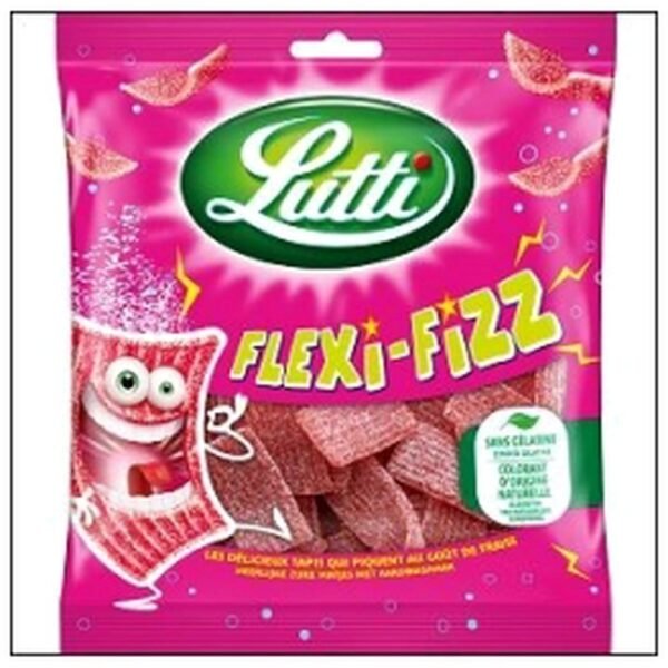 LUTTI FLEXI FIZZ FRAISE 225G