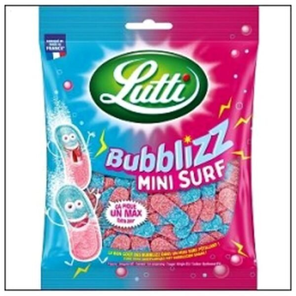 SACHET BUBBLIZZ MINI SURF 180G LUTTI
