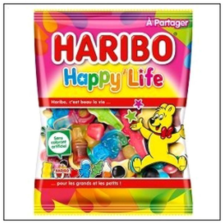 CAT-01096.jpg SACHET HAPPY LIFE HARIBO 275G - Image 1