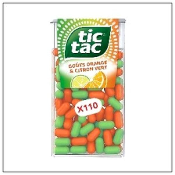 ETUI 110 TIC TAC ORANGE / CITRON