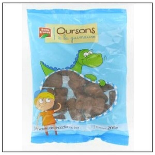 SAC.200G OURSONS GUIMAUVE CHOCO/LAIT BELLE FRANCE